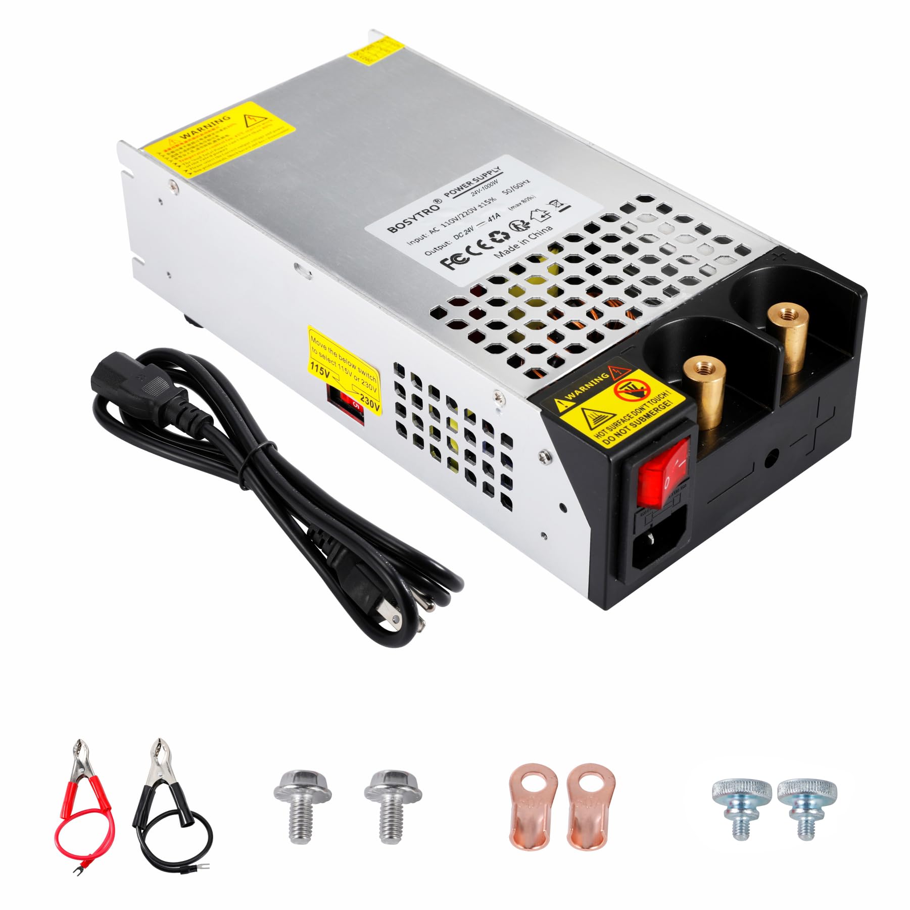 BOSYTRO 24V DC電源 1200W AC - DCコンバーターSMPS Amazon.com: BOSYTRO 24V DC Power Supply 1000W AC to DC